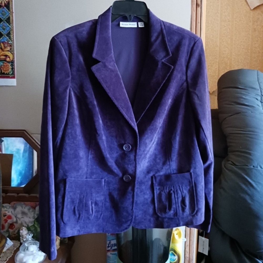 Studio Works Deep Purple Blazer